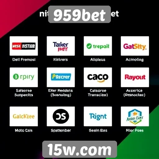 Comparativo de métodos de pagamento no 959bet